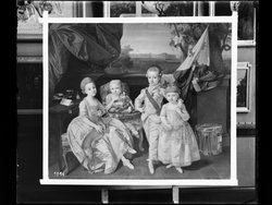 Prinz Ludwig von Parma (1773-1803) mit seinen drei ältesten Geschwistern Karoline (1770-1804), Marie Antonie (1774-1841) und Charlotte (1777-1813)
