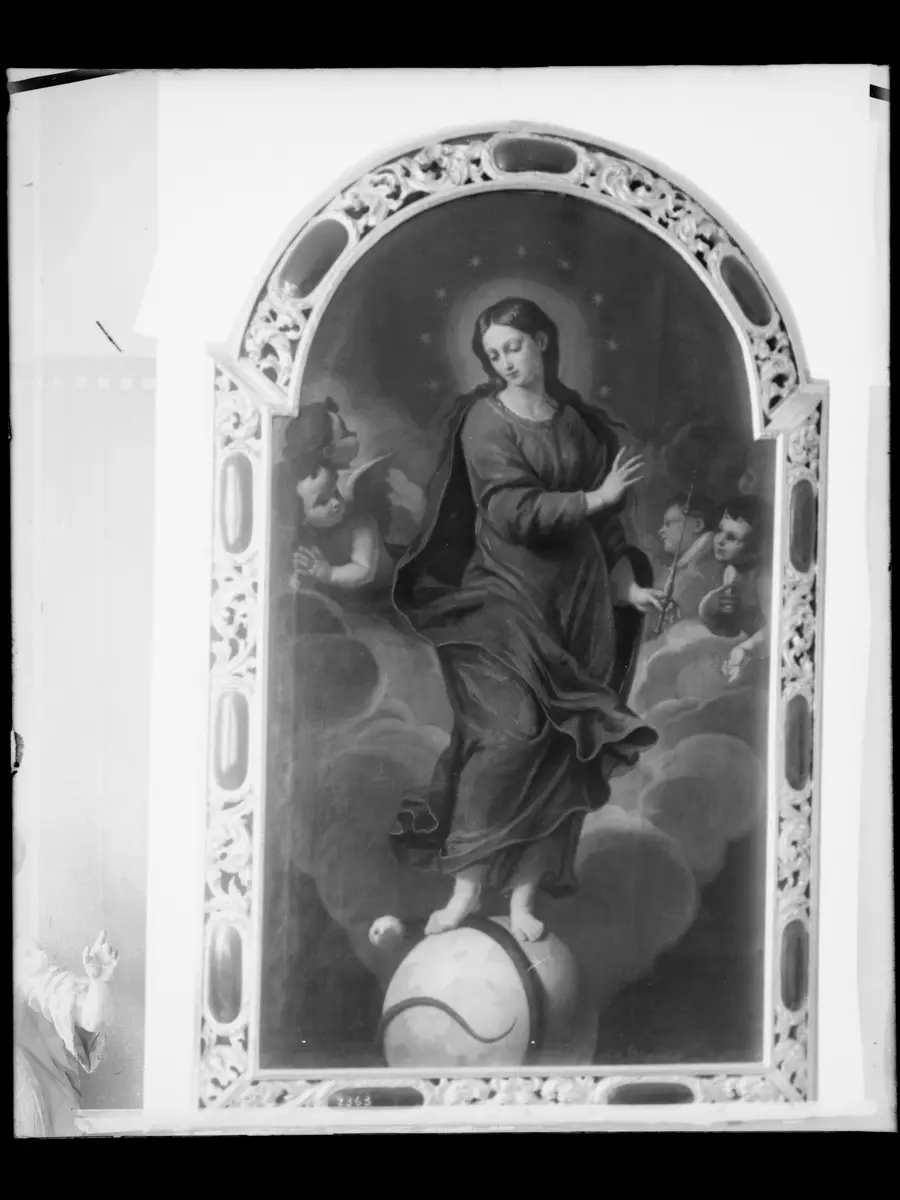 Madonna auf der Weltkugel