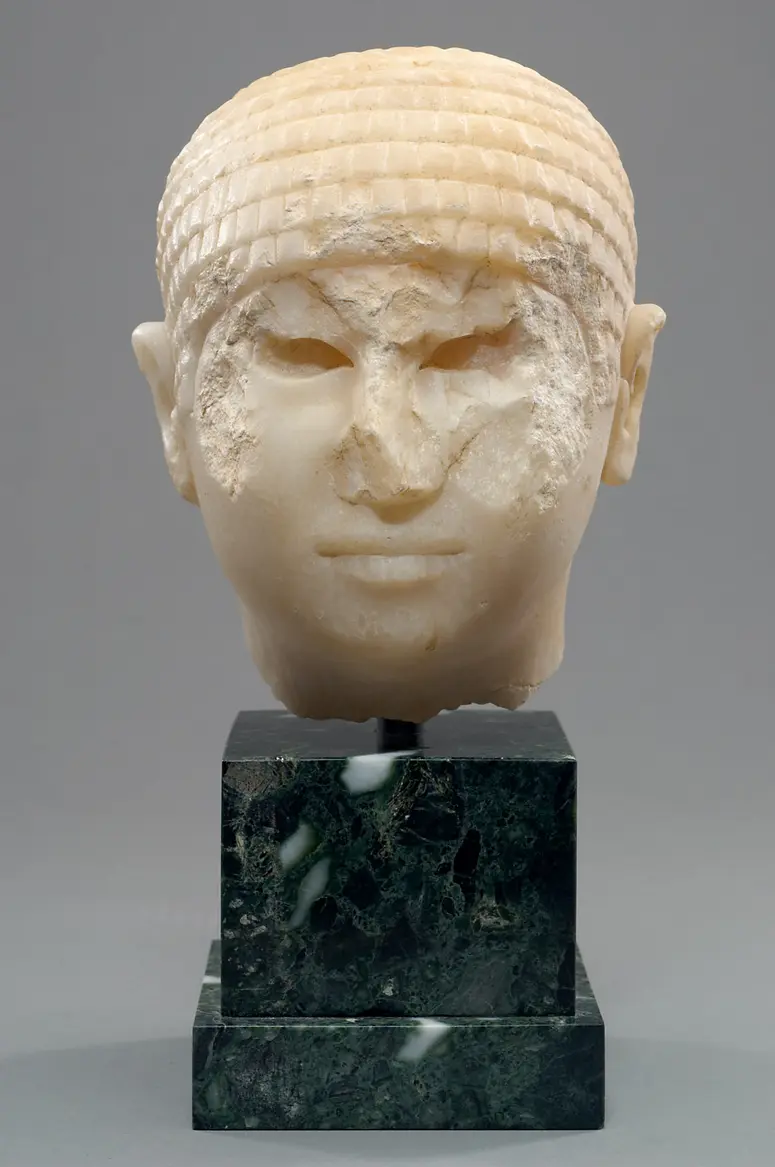 Kopf einer Statue des Ba-ba-ef