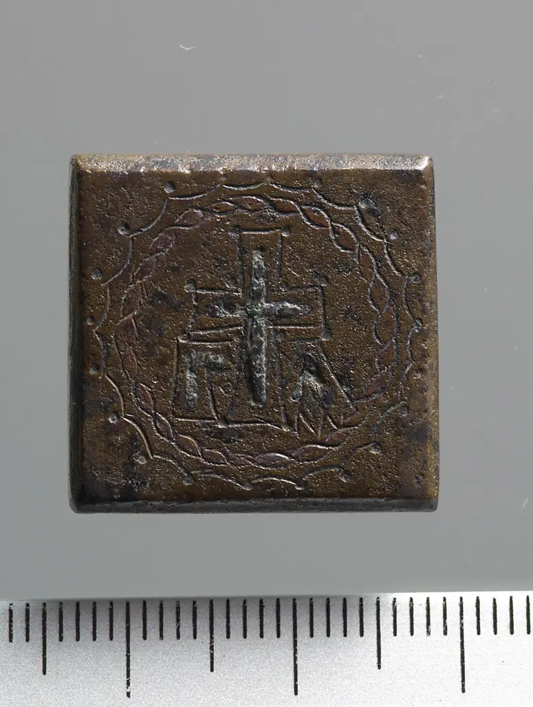 1 Unze, Kreuz im Kranz