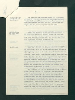 Dienstbestimmungen für das Aufsichtspersonal in den Sammlungen