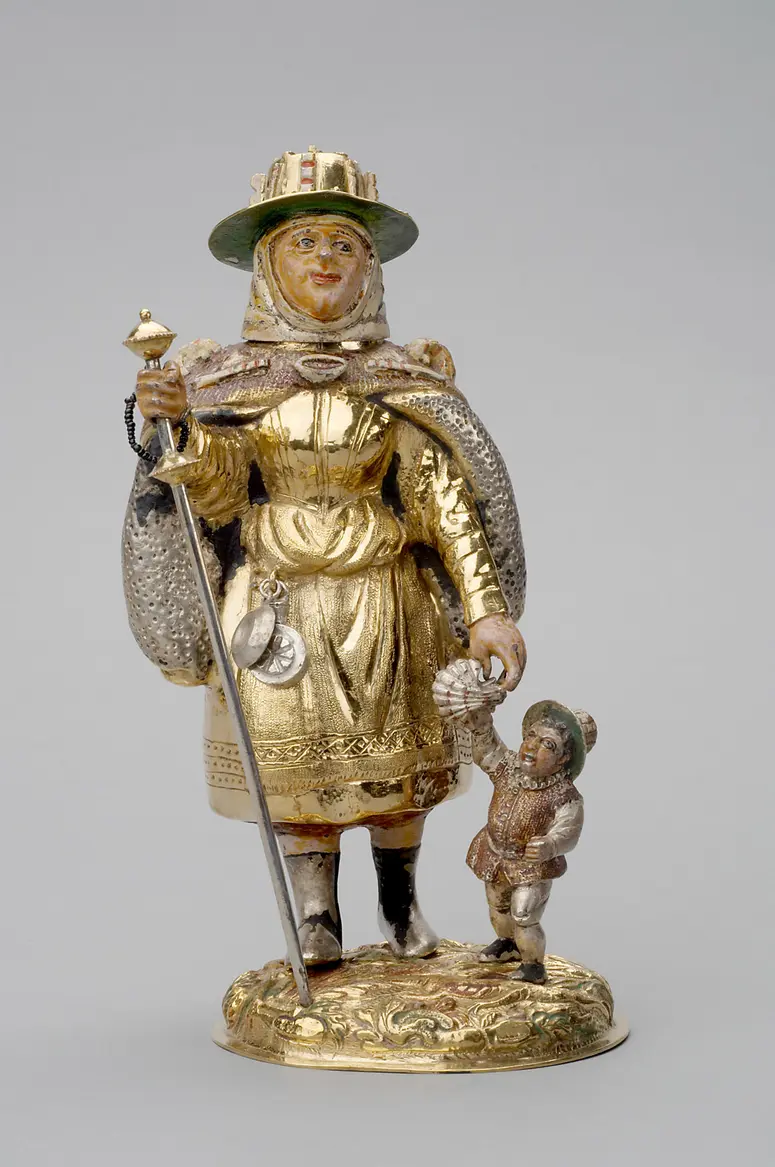 Woman with Child as St. James Pilgrims