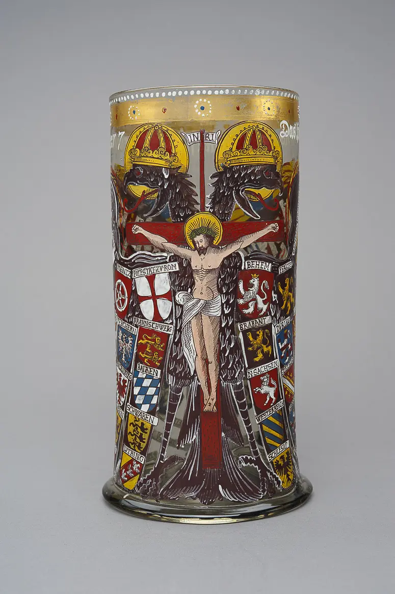 Drinking Glass (Humpen) with Imperial Eagle