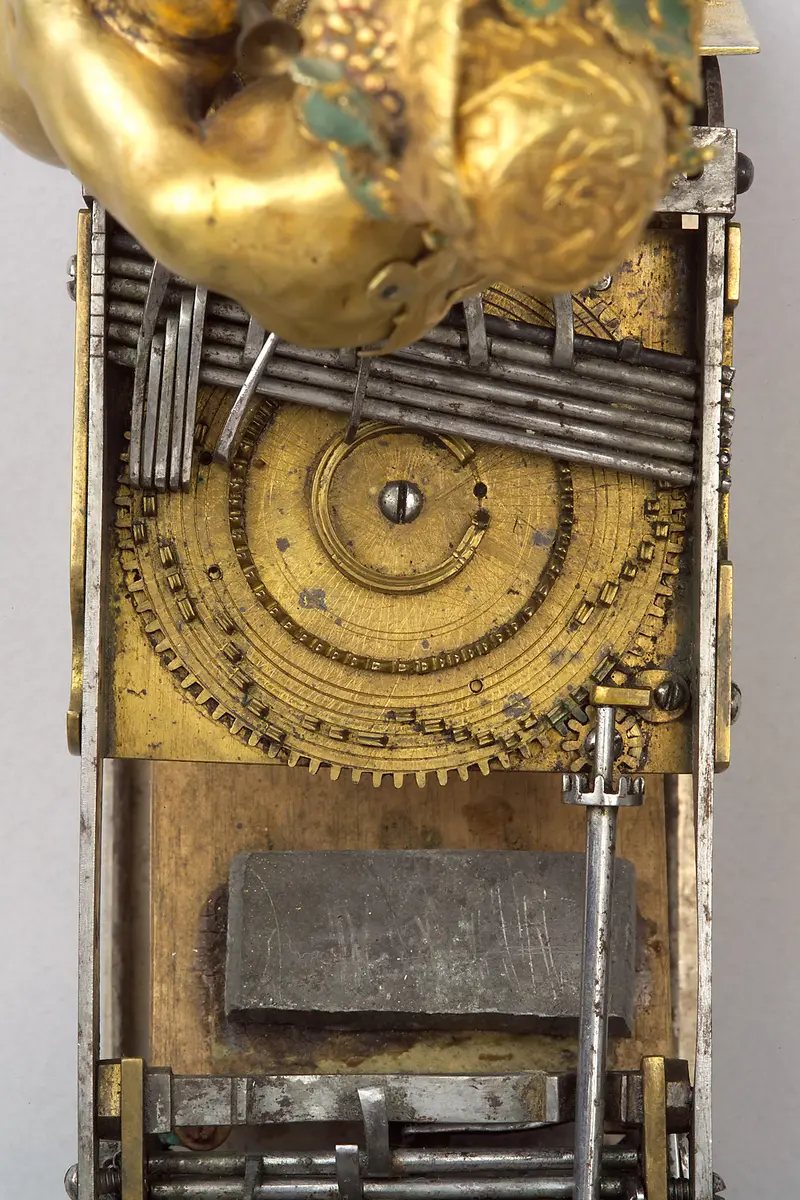 Automat mit Triumph des Bacchus