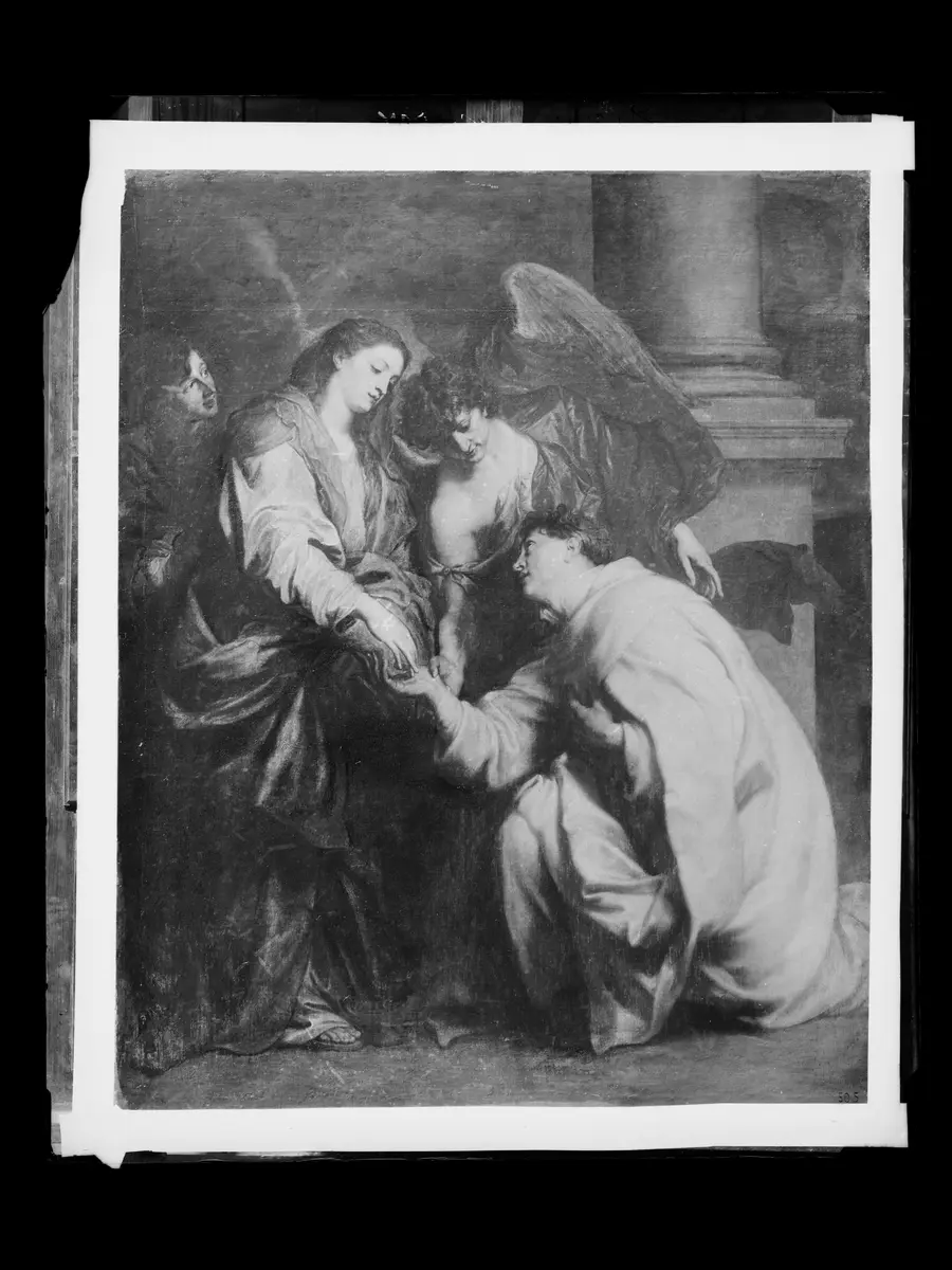 Mystische Verlobung des heiligen Hermann Joseph mit Maria