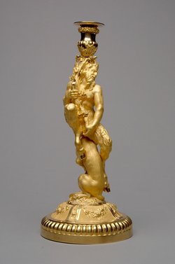 Kandelaber mit Satyr