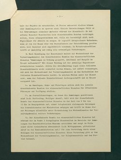 Dienstanweisungen für Postenaufseher, Portiere, die Telephonzentrale, Oberaufseher, Nachtportiere und Nachtaufseher, für den Wochendienst der Beamten und der Verwaltungskanzlei