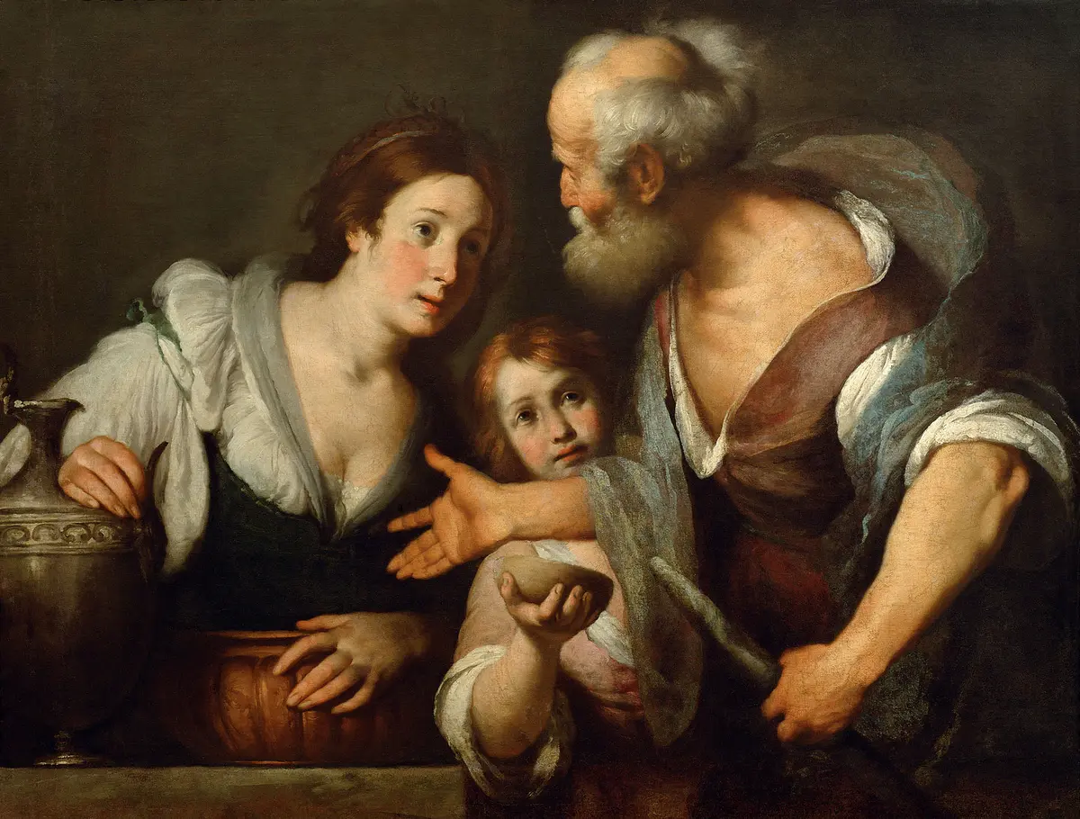 Prophet Elias und die Witwe von Sarepta