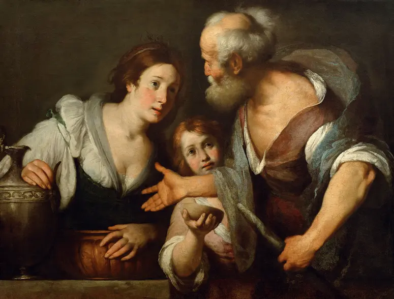 Prophet Elias und die Witwe von Sarepta