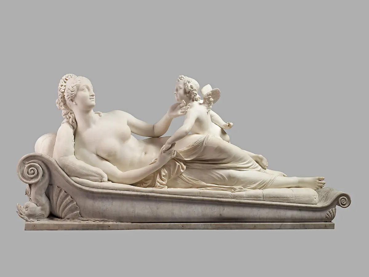 Venus und Amor; Statue