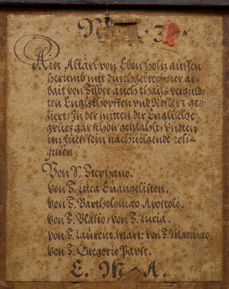 Altärchen mit der Verkündigung Mariae