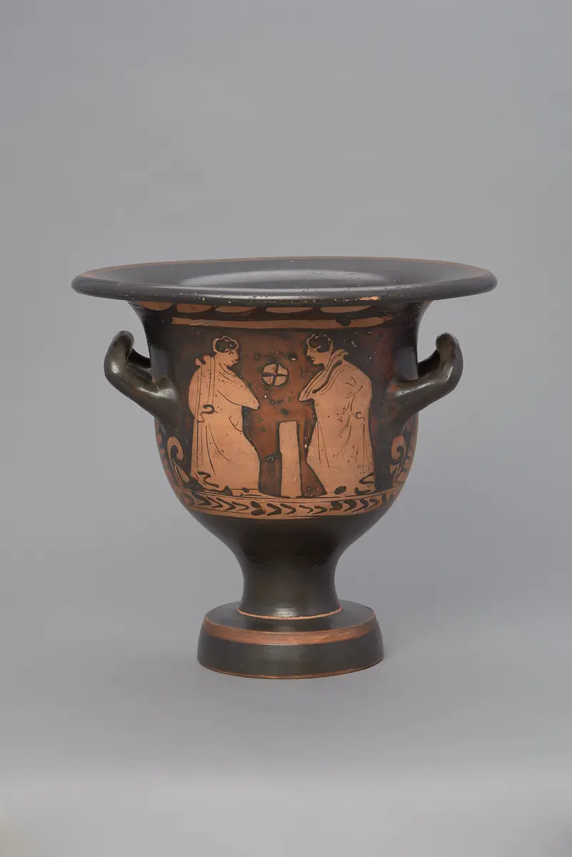 Mänade und Satyr