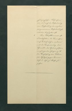 Reglement zur Bilderrestaurierung der Gemäldegalerie (Entwurf)