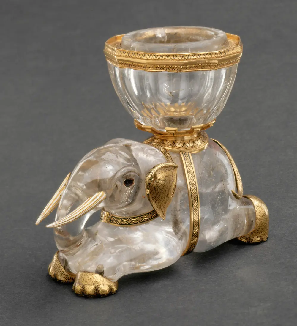 Elefant mit Salzfaß