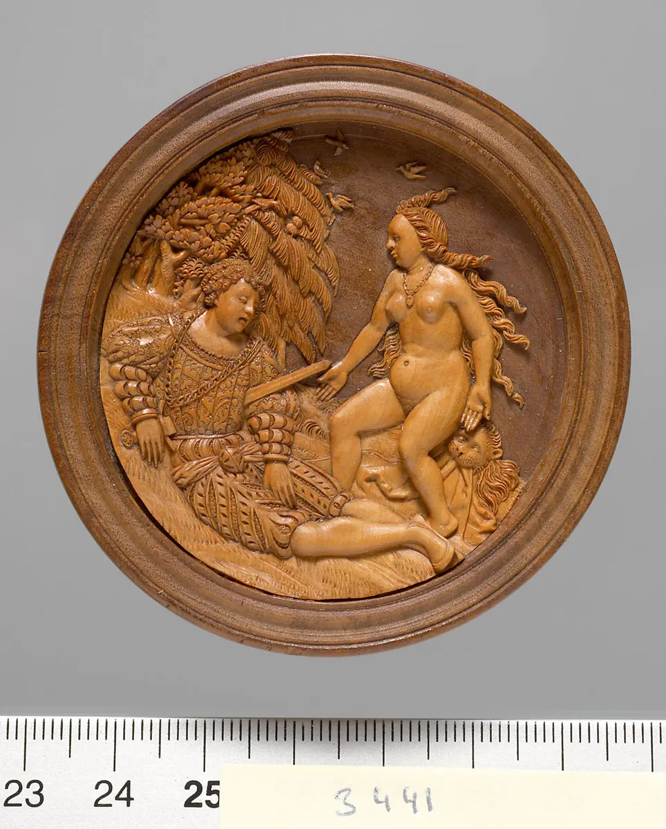 Pyramus und Thisbe; Spielstein für das Brettspiel für den 