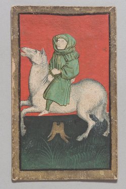 54 Spielkarten des "Ambraser Hofjagdspieles"