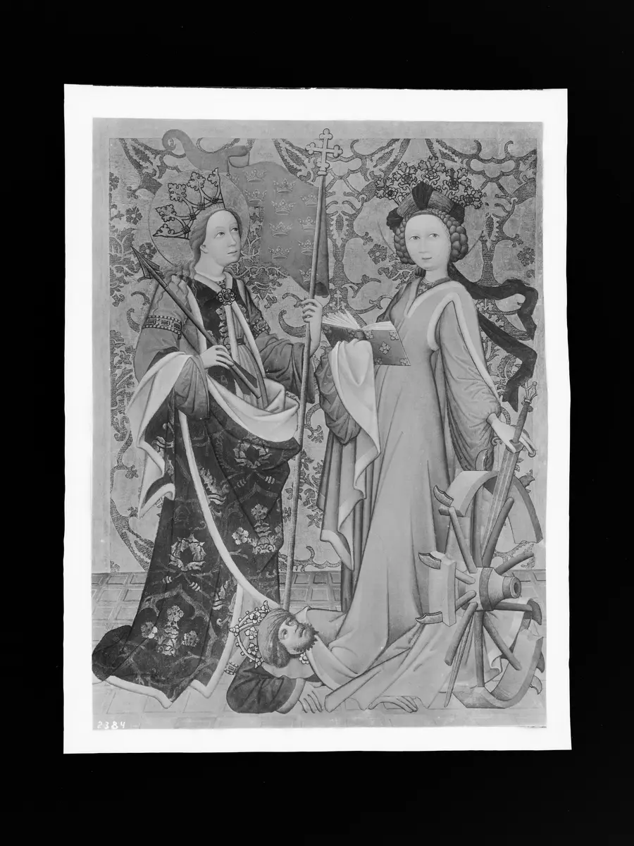 Die hll. Ursula und Katharina