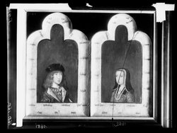Diptychon: König Philipp I. "der Schöne" (1478-1506) als Sechzehnjähriger