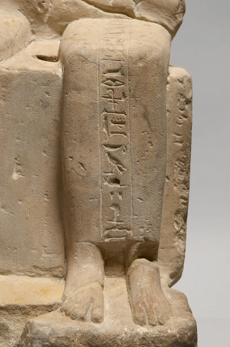 Statuengruppe des Meri-ptah, des Sa-aset und der Kafi