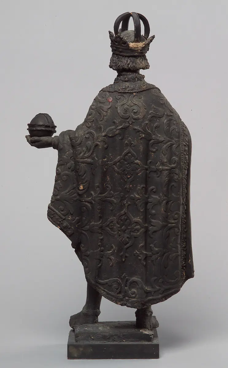 König Albrecht I. von Habsburg, Statue, Statuette, Terracotta