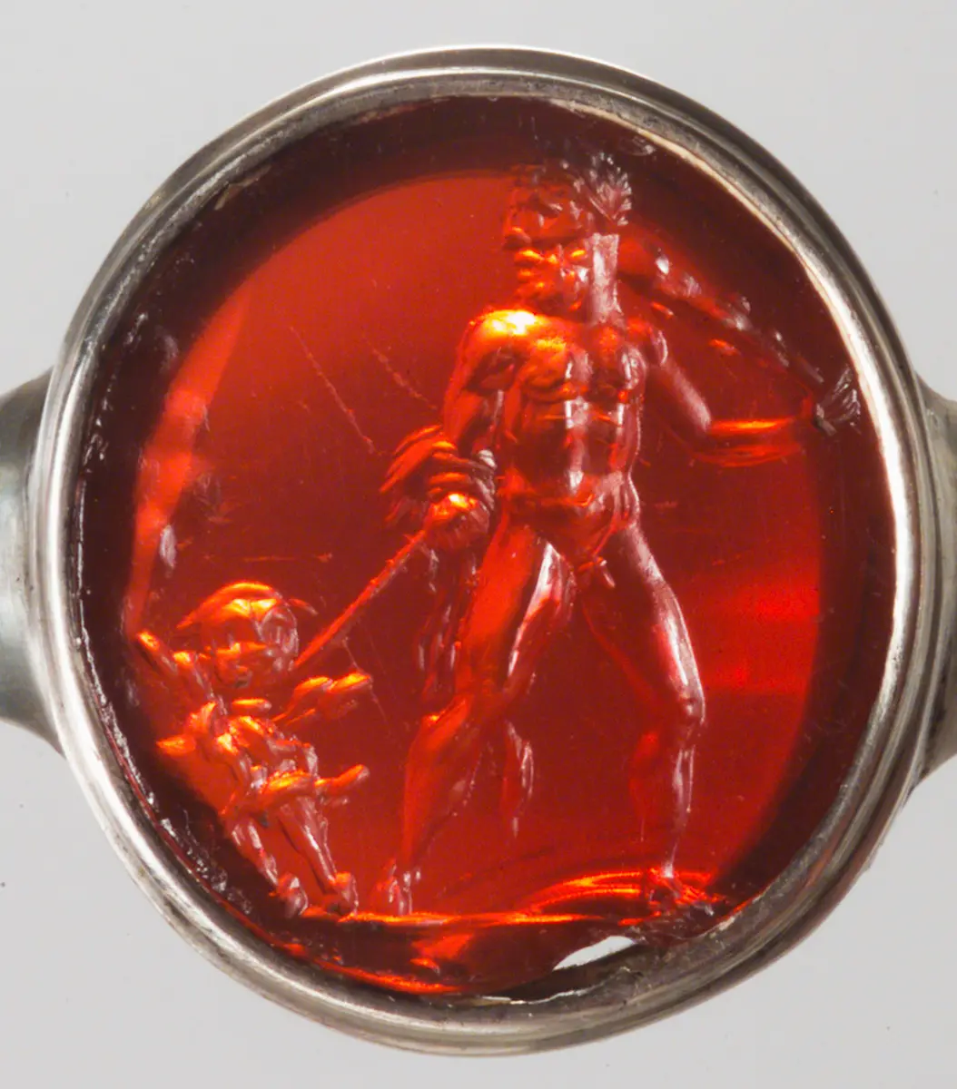 Herkules zieht Cerberus aus dem Hades