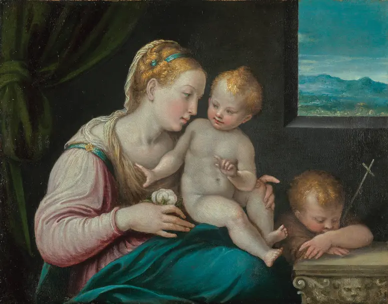 Maria mit Kind und Johannesknaben