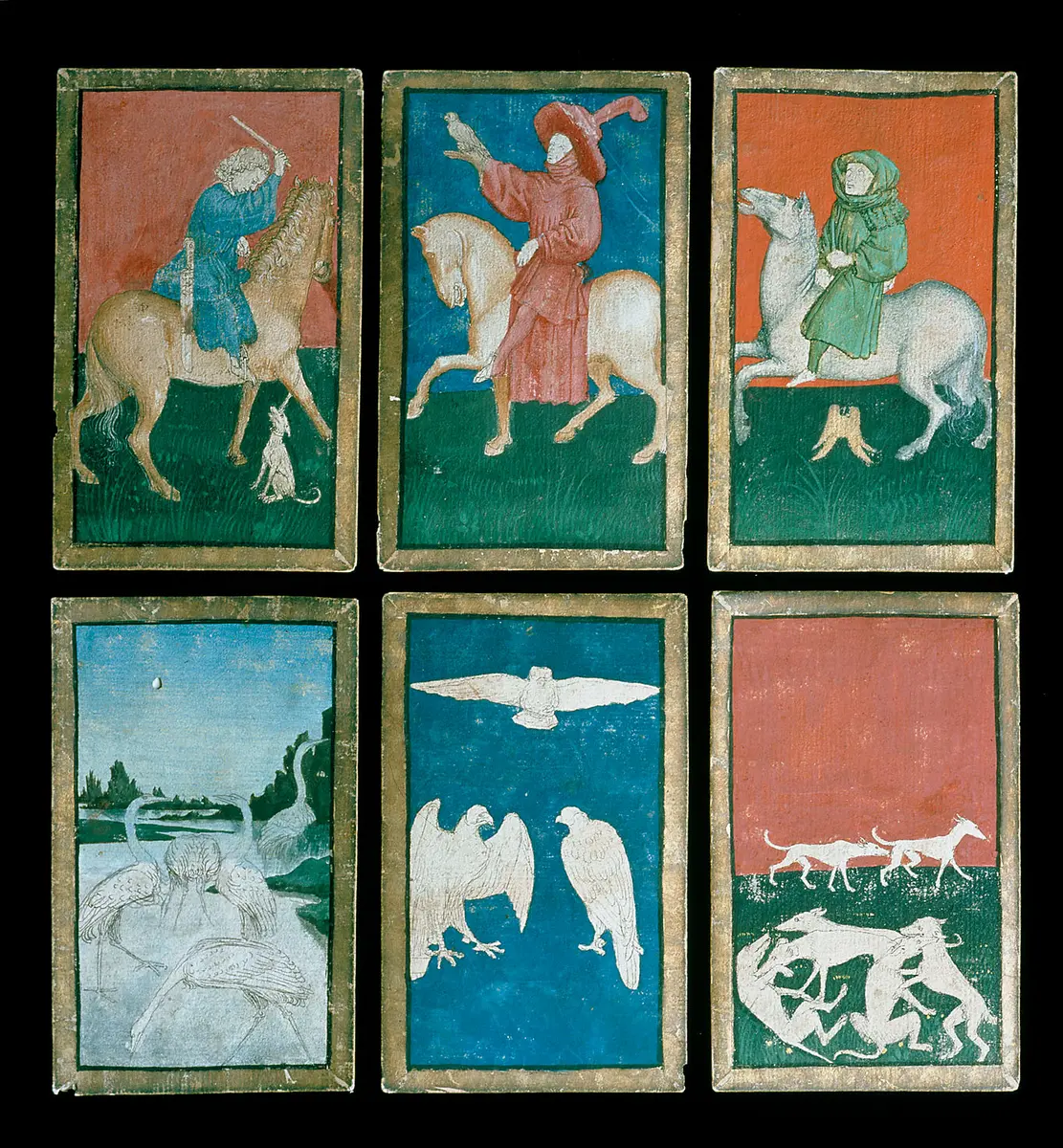 Spielkarte Jagdhunde Unter aus dem 
