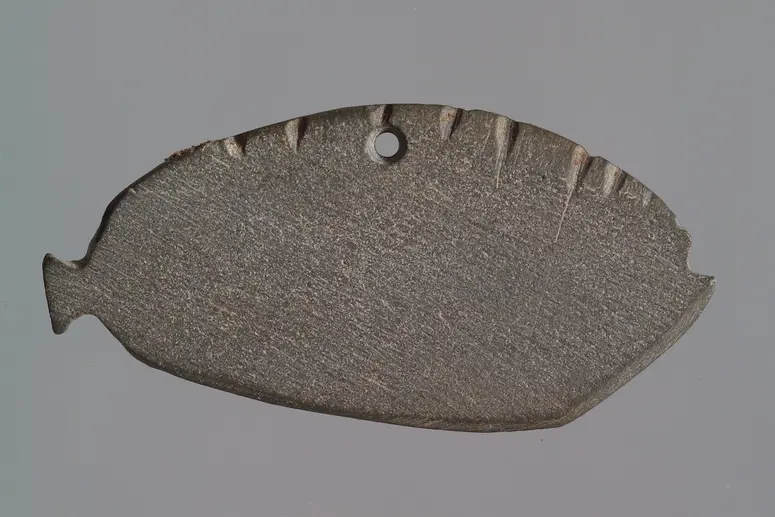 Miniaturpalette in Fischform