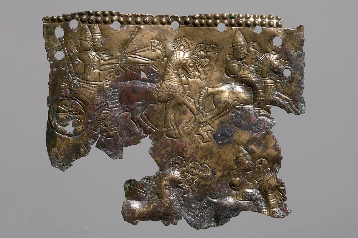 Fragment eines Gürtelbeschlages