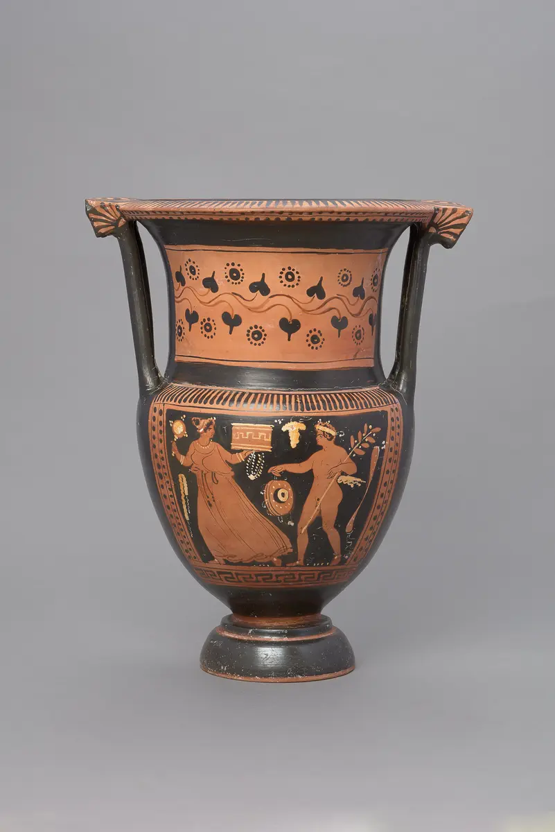 Frau und Satyr