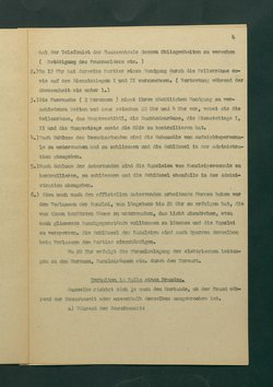 Entwurf einer Feuerlöschordnung für das Kunsthistorische Museum, 1926
