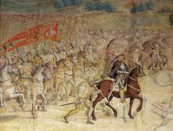 Kriegszug Kaiser Karls V. gegen Tunis (1535): Auszug des Heeres aus Tunis