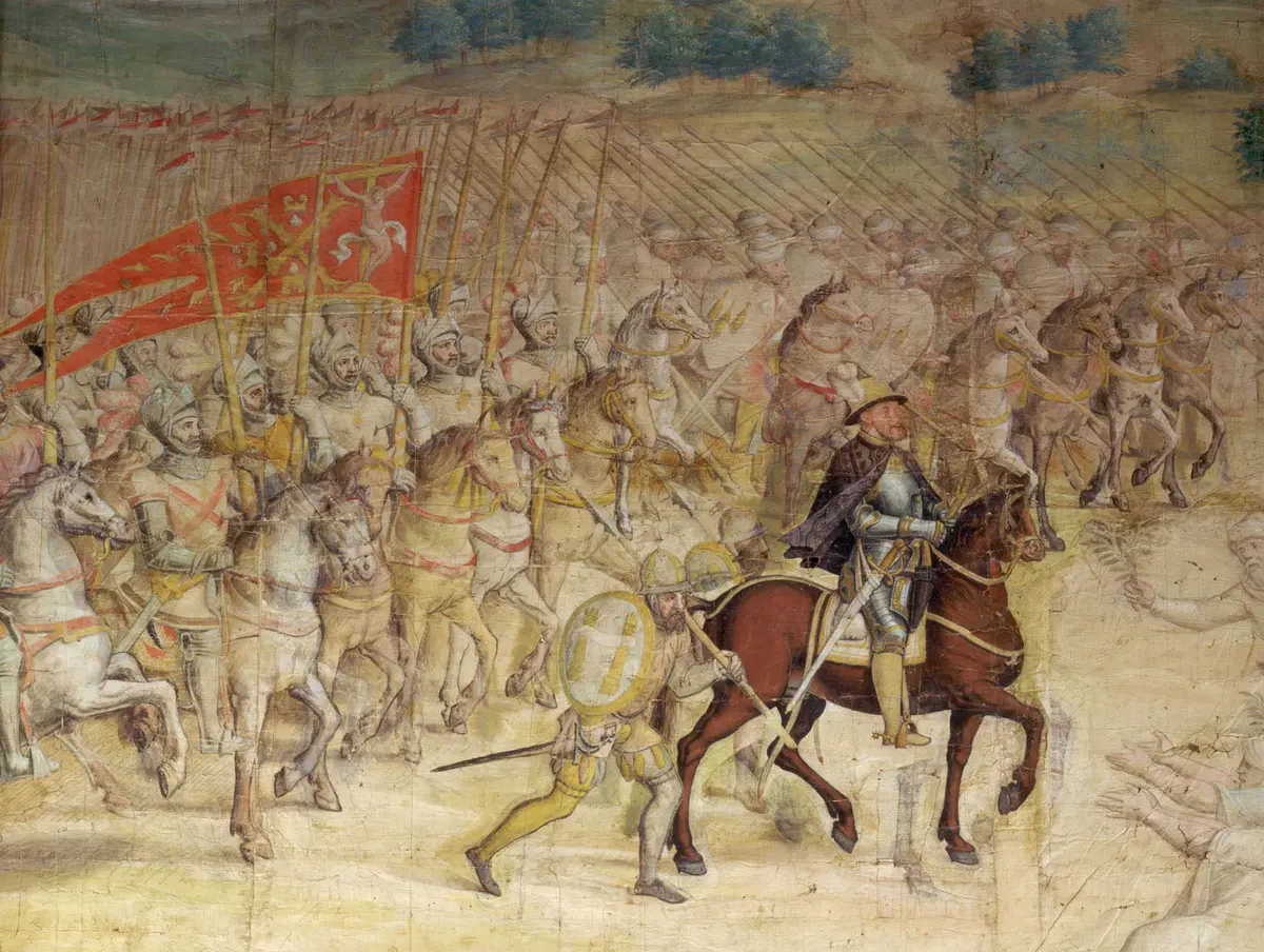 Kriegszug Kaiser Karls V. gegen Tunis (1535): Auszug des Heeres aus Tunis