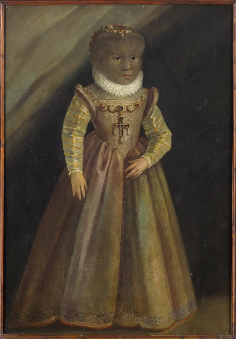 Madeleine Gonzales, Madeleine Gonsalez, Tochter des Haarmenschen Pedro Gonzales (Gonsalvus), Tochter des Haarmannes, geb. 1574