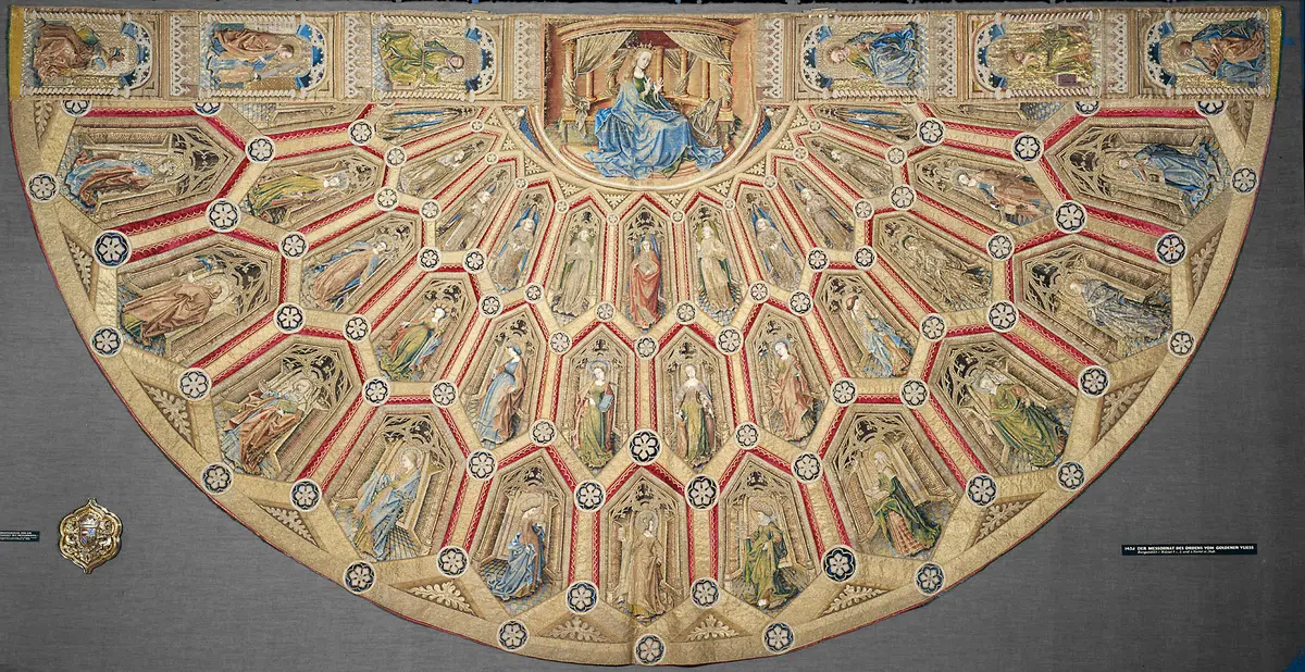 Marienmantel des Meßornats des Ordens vom Goldenen Vlies (Pluviale)