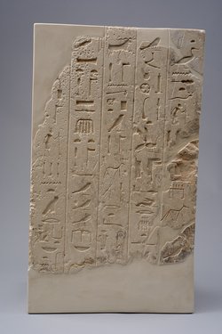 Gruppenstandbild des Hetep-seschat und einer Frau