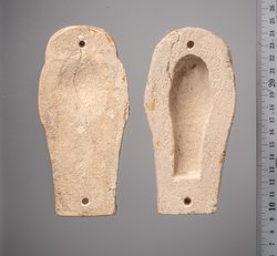 Uschebti des Ptah-mes mit Sarg