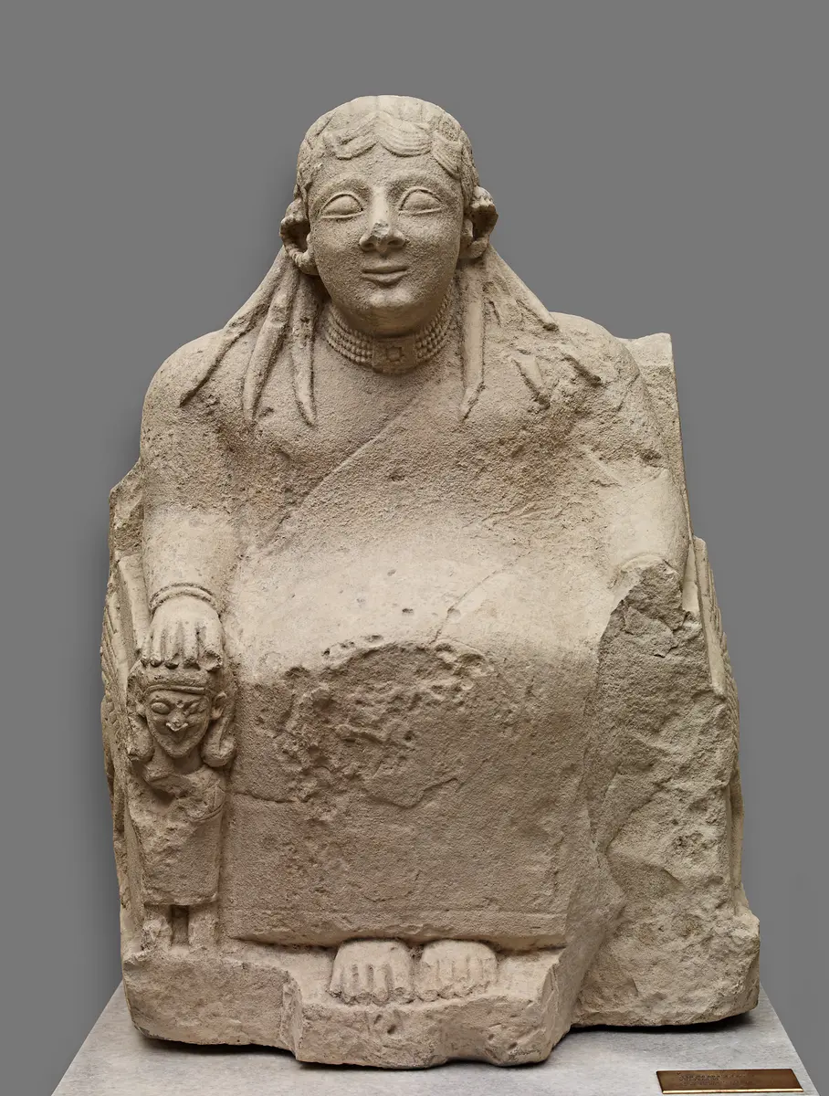 Thronende Göttin (Astarte?)
