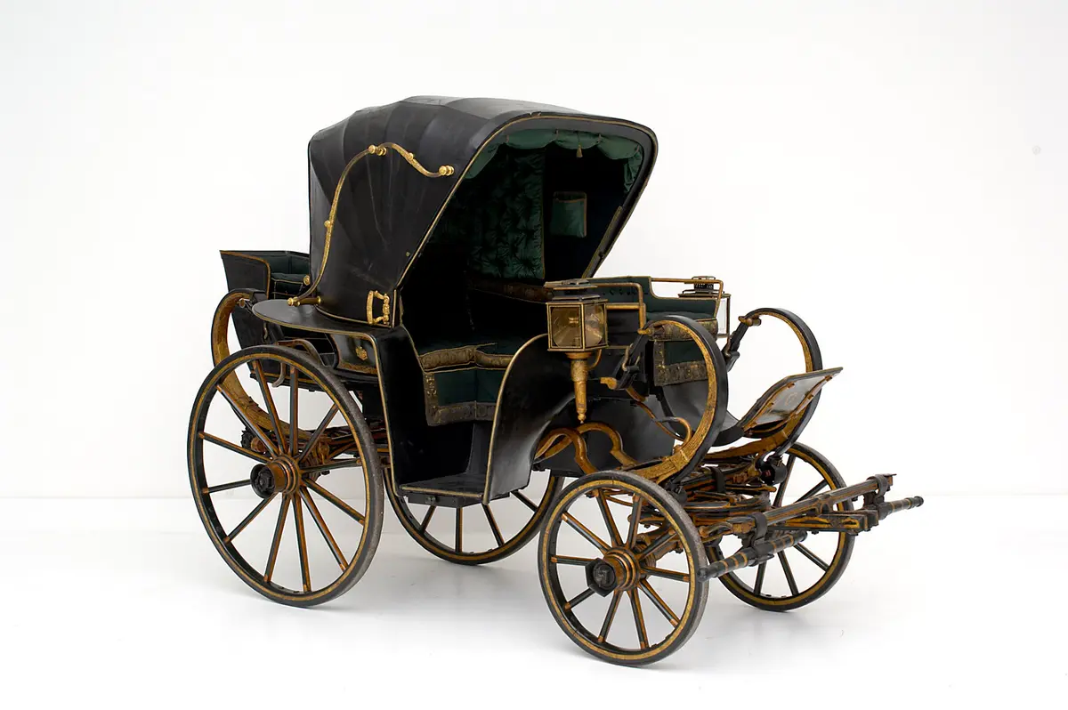 Reiche zweisitzige Jagdwurst von Kaiser Franz I.