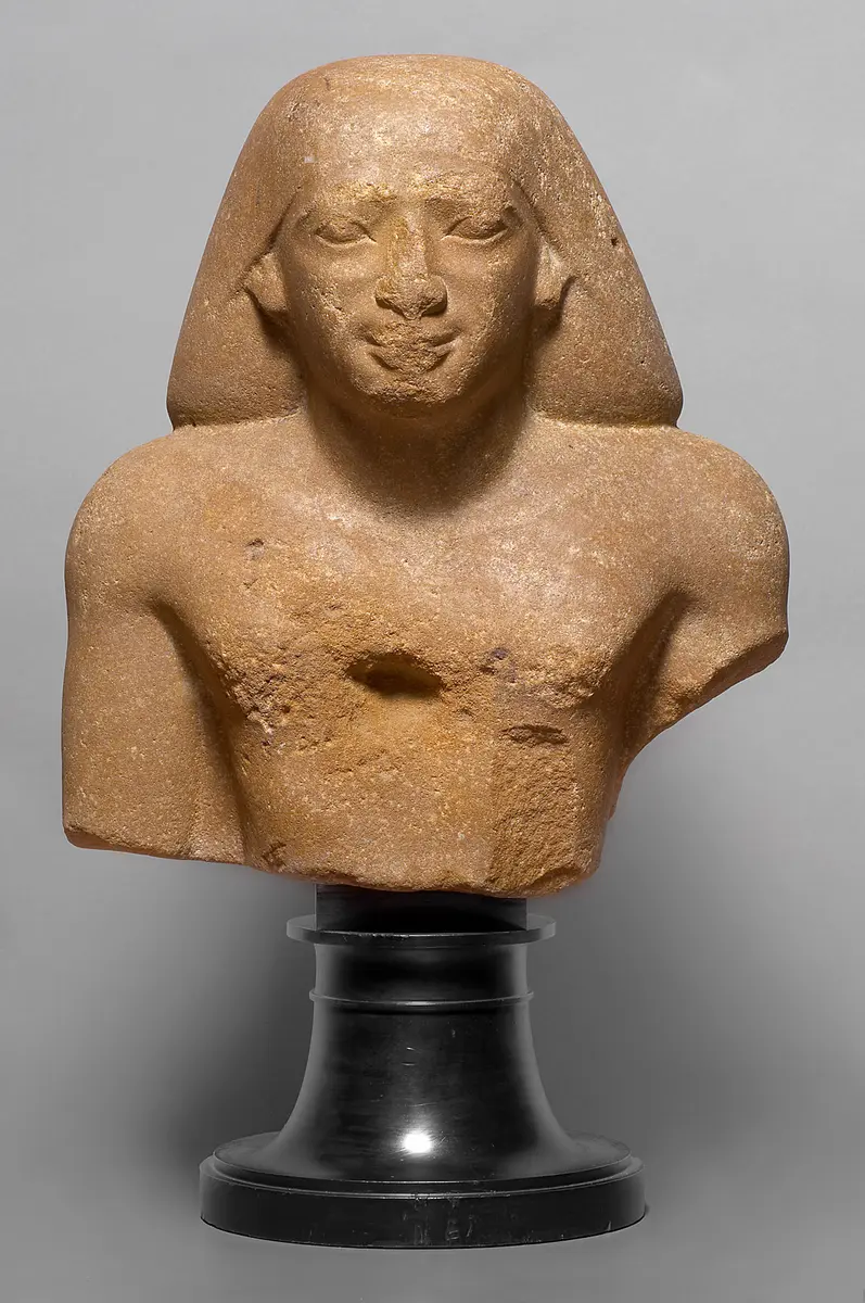 Büste der Statue eines Mannes