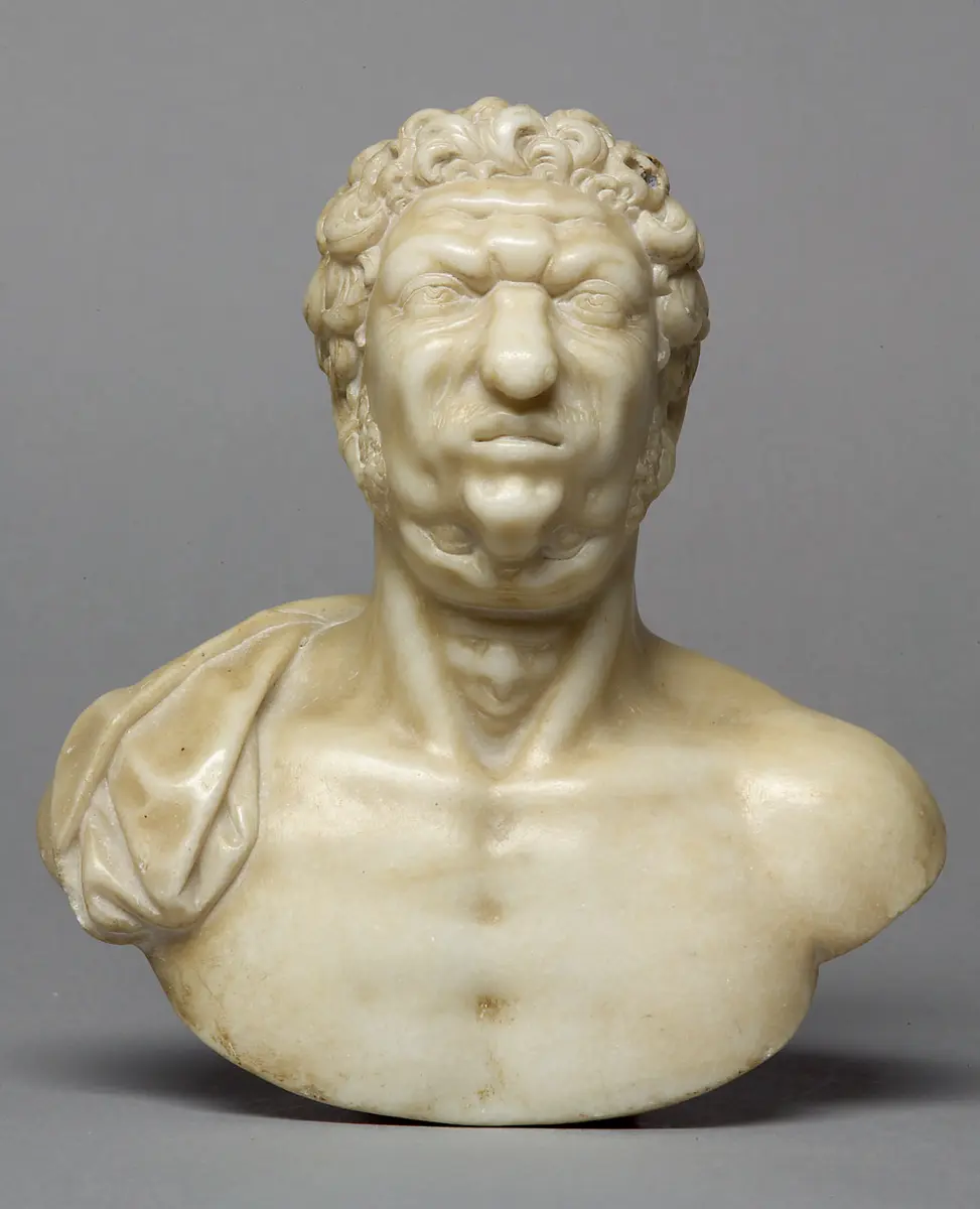 Büste, Faun, Vexierkopf, Vexierbüste