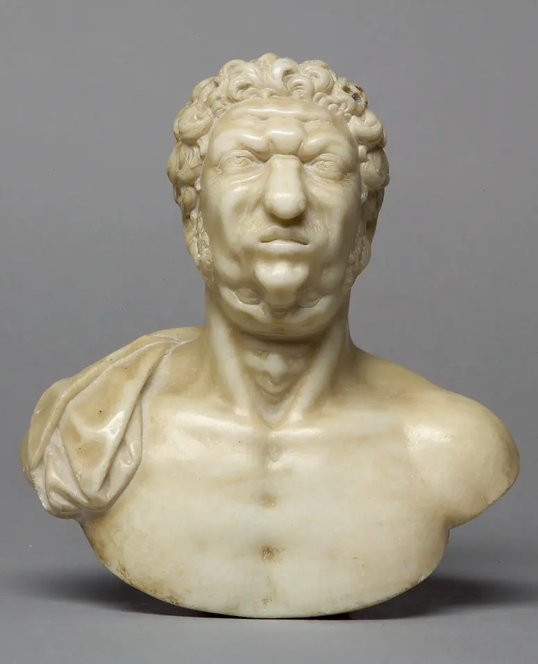 Büste, Faun, Vexierkopf, Vexierbüste