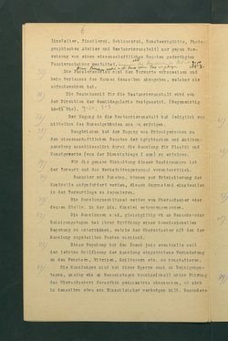 Dienstbestimmungen für das Aufsichtspersonal in den Sammlungen mit Anmerkungen und Korrekturen