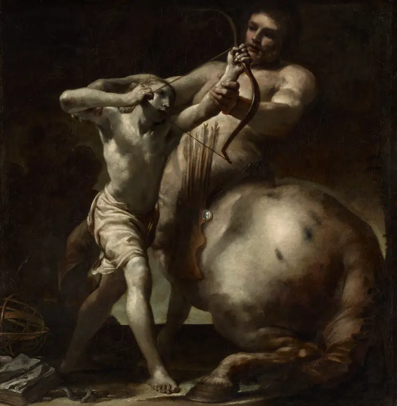 The Centaur Chiron and Achilles