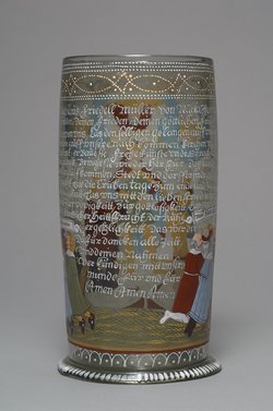 Humpen mit Allegorie auf den Westfälischen Frieden