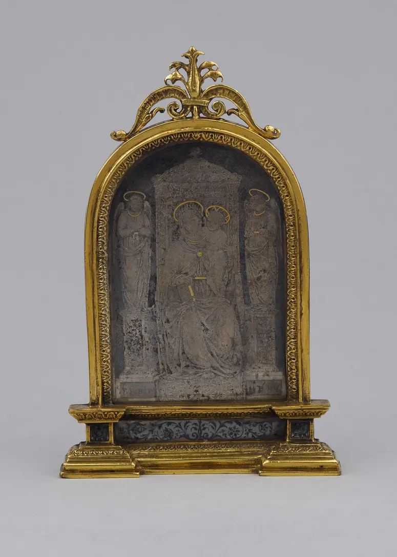 Pax with Enthroned Madonna and Child