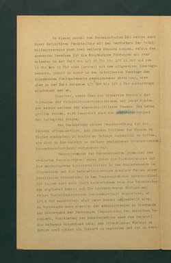 Entwurf einer Besuchsordnung für das Kunsthistorische Museum, Winter 1919/20