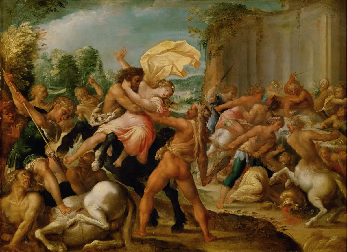 Herkules, Dejanira und der Kentaur Eurytion