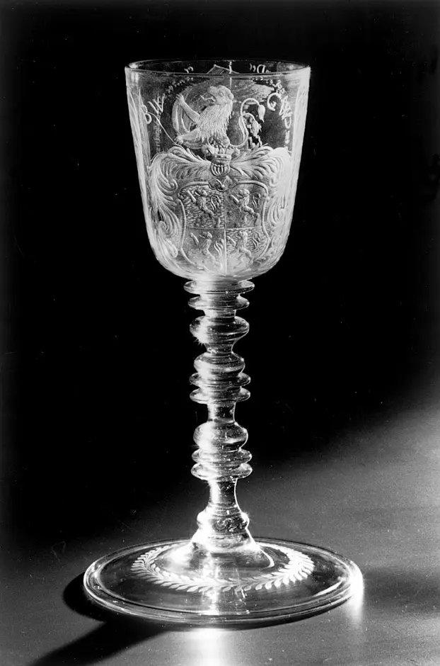 Pokal mit Waldsteinwappen