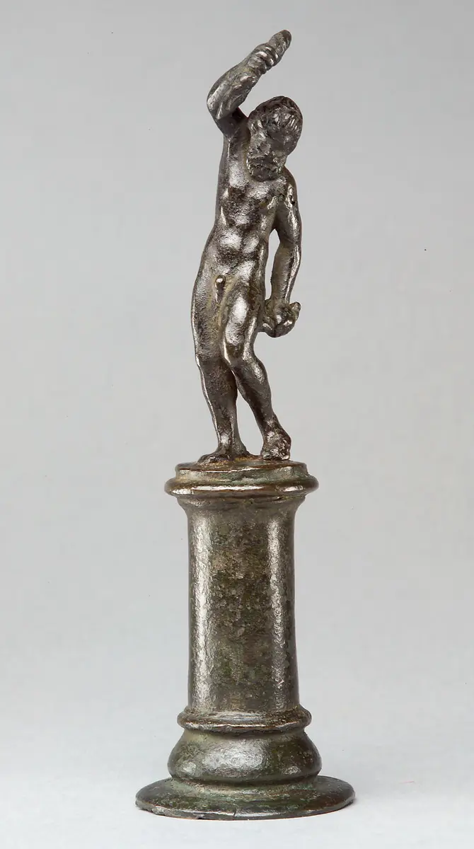Statuette, Kleinbronze, Bronze, Jupiter, Zeus